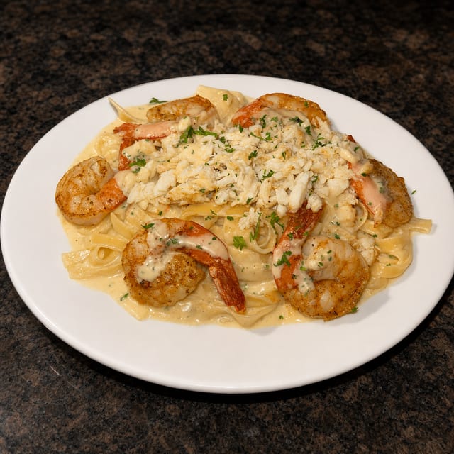 Shrimp & Crab Pasta.