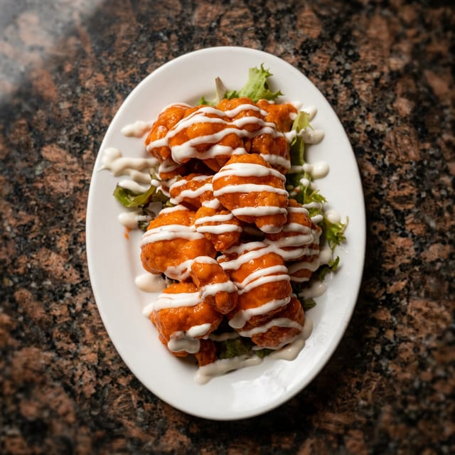 Buffalo Cauliflower Bites.
